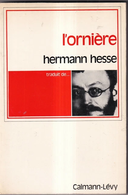 Hermann Hesse: L'orniere. Calmann-Levy. 1972.