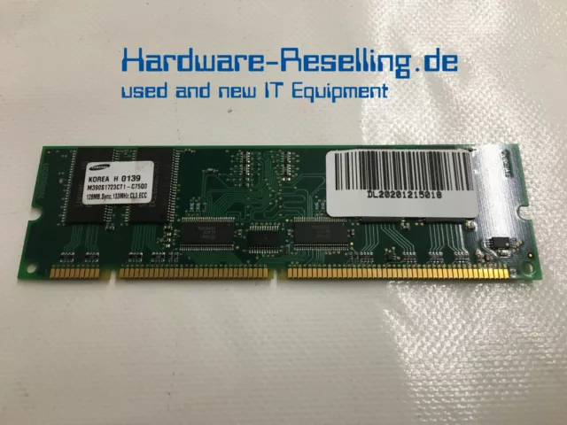 Samsung 128 MB SD RAM 168-pin ECC m390s1723ct1-c75q0 133MHz CL3