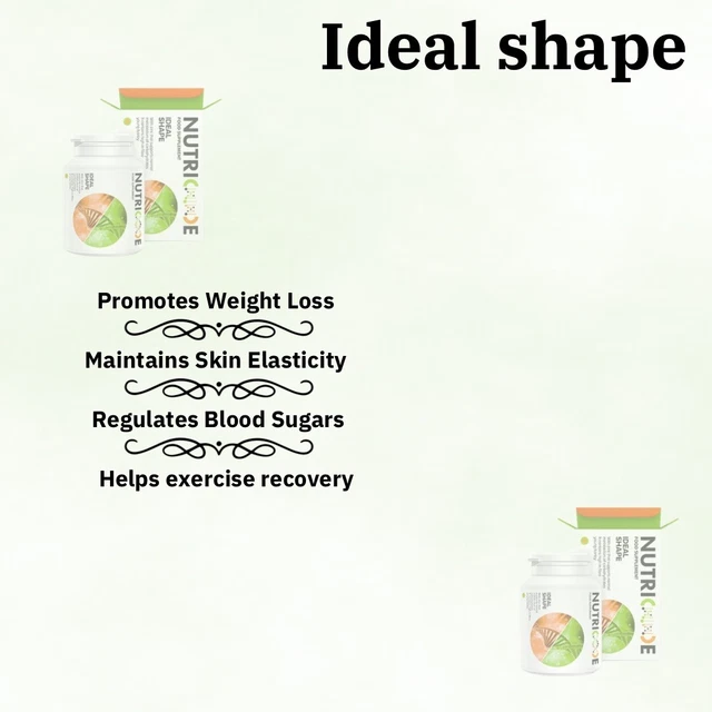 FM NUTRICODE IDEAL SHAPE Food Supplement 60 capsules £15.50