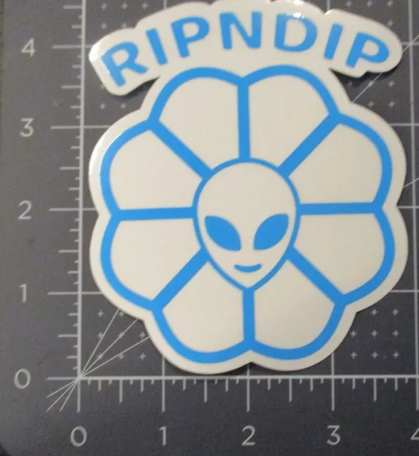 RIPNDIP Skate Sticker nermal GET A GRIP ALIEN rip n dip skateboards decal 265 C