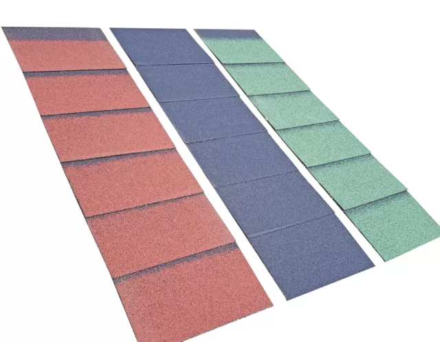 Hip & Ridge Felt Roofing Shingles | Shed Felt Shingles | 10m Linear Per Pack