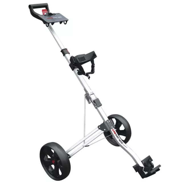 Masters 2024 New 5 Series Stow A Cart Lightweight Compact Golf Trolley / Silver 2