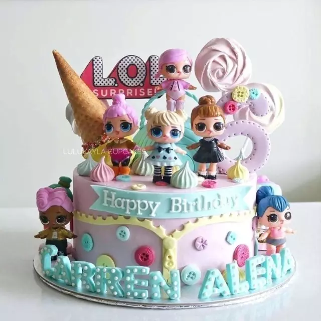 Cake Decoration For Birthday LOLL Dolls With Accessories Set Outrageous for Cake