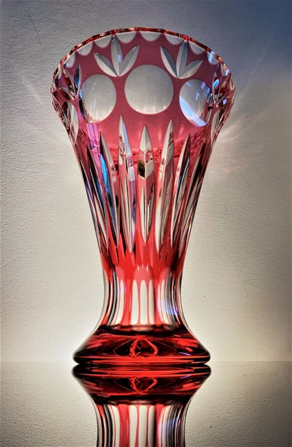 Vase En Cristal Baccarat - Hauteur 17 Cm - Bon état - Pièce De Collection