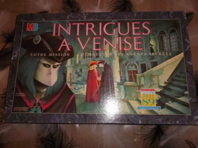 Ancien Jeu De Societe Mb : Intrigues A Venise   Complet Et En Tres Bon Etat