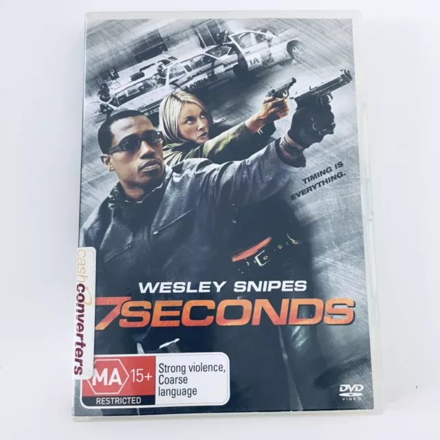 7 Seconds DVD Movie Wesley Snipes MA15+ Region 4 PAL Action Drama Thriller