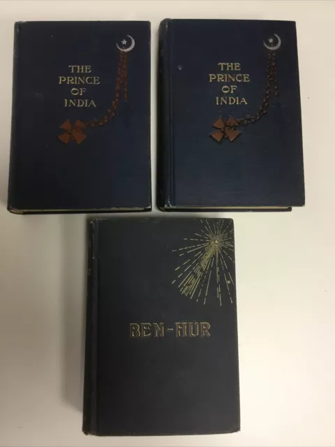 Lew Wallace Ben Hur & The Prince Of India Lot 1880, 1883