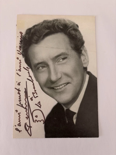 quot;Harold OUSLEY" Photo originale argentique dédicacée au dos à Madame