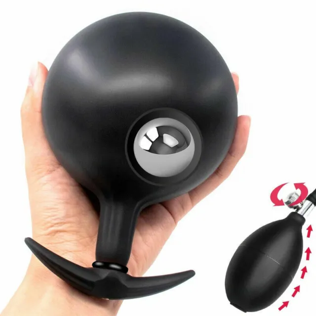 Large-Inflatable-Butt-Plug-Anal-Blow-Up-Ball Expanding-Dildo-G-Spot-Massager-Toy