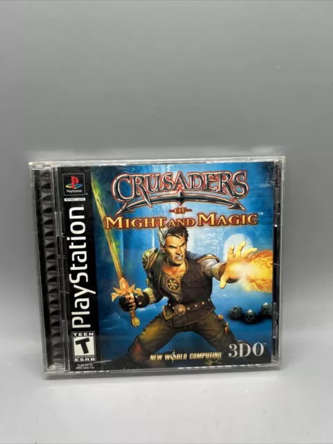 Crusaders of Might and Magic (Sony PlayStation 1, 2000) PS1 Complete - Nice!