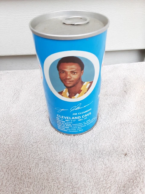 Rc Cola Cleveland Cavs Jim Cleamons  Straight Steel Soda Can Cans Empty Gar
