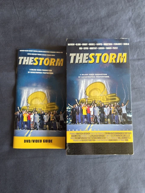 OSIRIS THE STORM VHS 1999 Skateboard Video PicClick AU