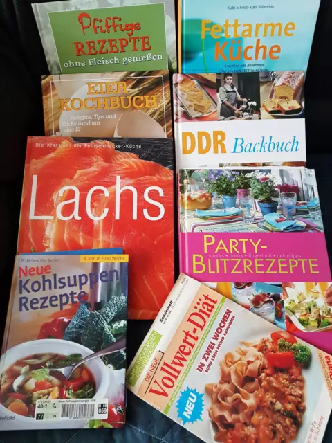 22x Kochbücher Rezepthefte Kochen Party WOK Rezepte Sammlung Konvolut | Sehr Gut