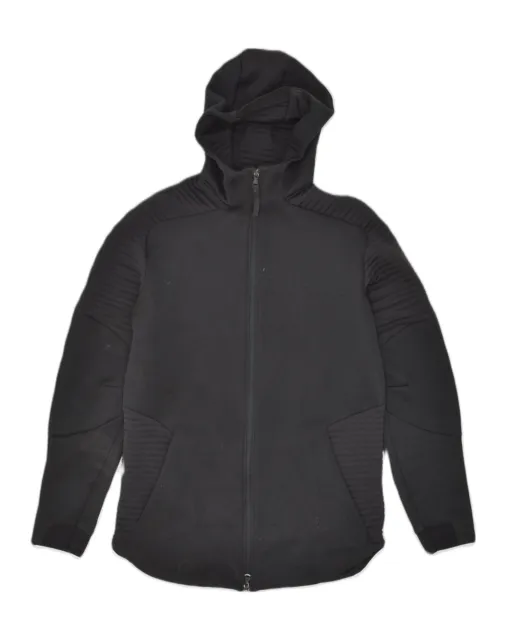 UNDER ARMOUR Womens Zip Hoodie Sweater UK 18 XL Black Polyester