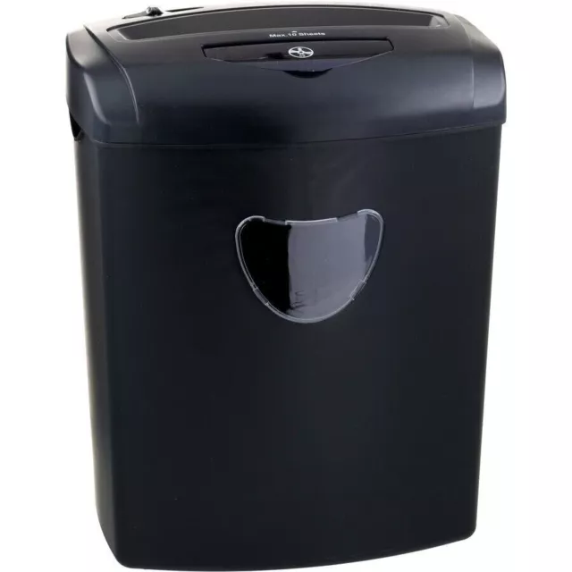 Office Combo Paper Shredder 21L Cross Cut 10 Sheets Cds Credit Cards Aus Stock