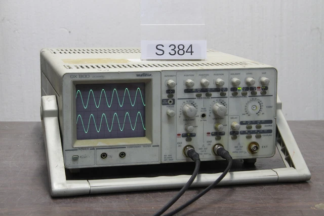 Oscilloscope METRIX OX803B 2x40MHz - Vendu Pour Pièces/ne Fonctionne Pas - Référence S372
