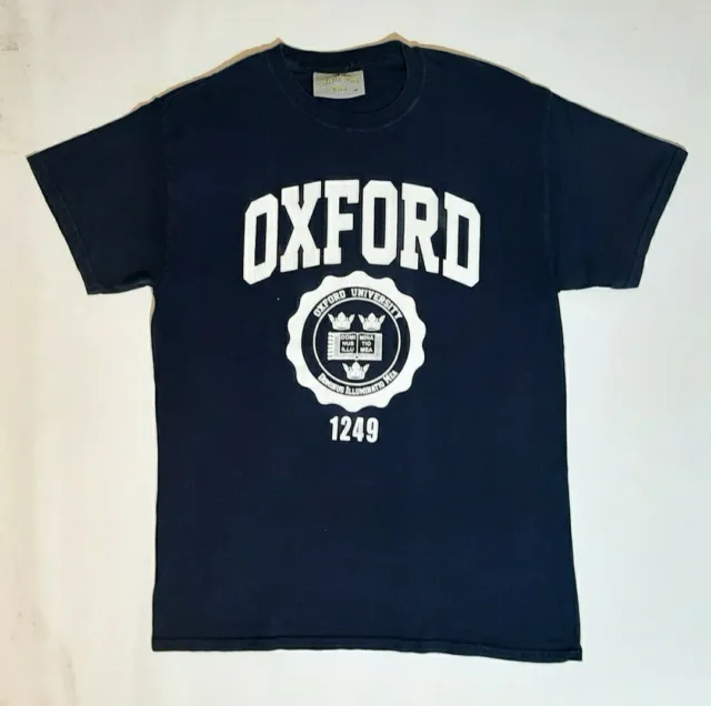 VINTAGE OXFORD UNIVERSITY T-shirt Official College Store Graphic Tee ...