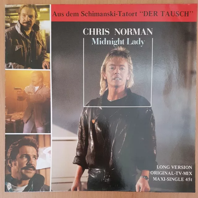 Chris Norman - Midnight Lady 1986 Vinyl Maxi 12" Single Schimanski Tatort Smokie