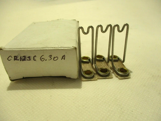 New Box Of 3 Ge General Electric Cr123C6.30 A Overload Heater
