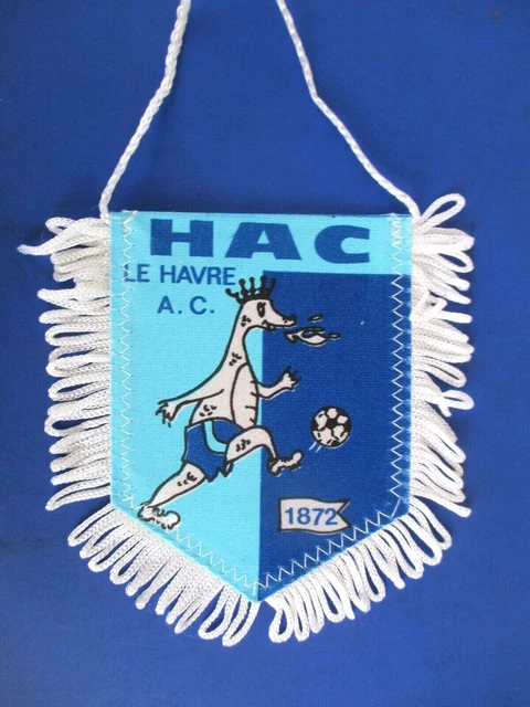 Fanion Vintage HAC Le Havre - Rare Pennant Football Club Français Avant 2000