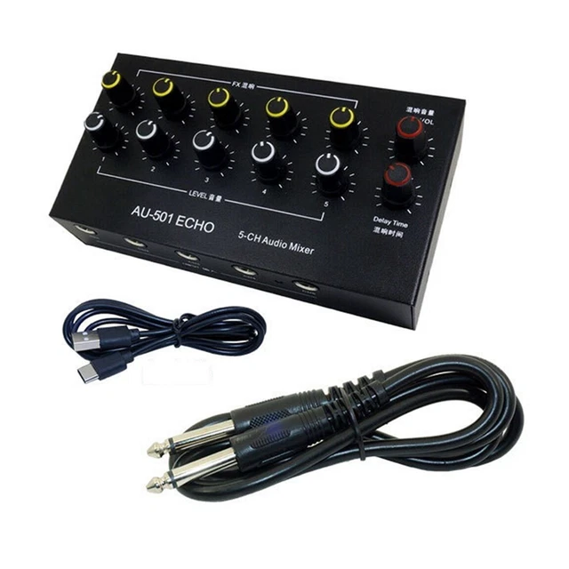 Préampli Micro 3 Bandes Avec égaliseur - Pour Micros Dynamiques Et à Condensateur - Alimentation DC 5-12V - 3