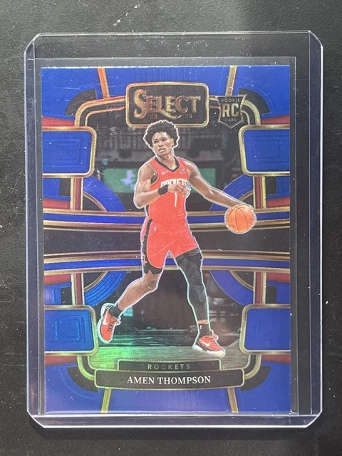 Thompson Rookie Nba CARTA ROOKIE AMEN Thompson NBA Select 2023-24 ologramma parallelo EUR 8 ...