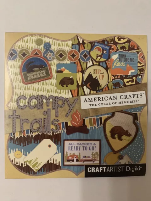 Campy Trails - Serif Craft Artist digikit papercrafting CD Rom