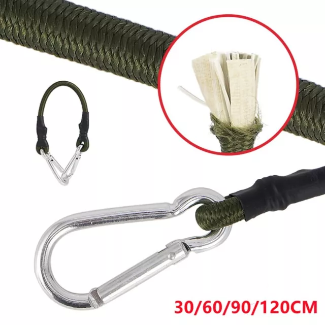Long Lasting Carabiner Bungee Cords Secure Your Belongings During Transport