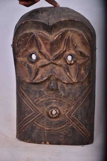 African Tribal Art, bembe Mask  from Democratic Republic of Congo