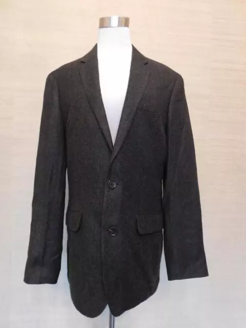 J.CREW LUDLOW HERRINGBONE tweed blazer 40S gray jacket sport coat