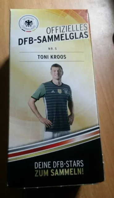 Auswahl Offizielles DFB Sammelglas Fussball EM 2016 Rewe  Einzeln Toni Kroos