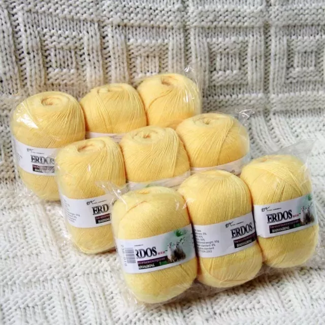 Sale 9BallsX50gr LACE  Acrylic Wool Cashmere Hand Rugs knitting Blanket Yarn 916