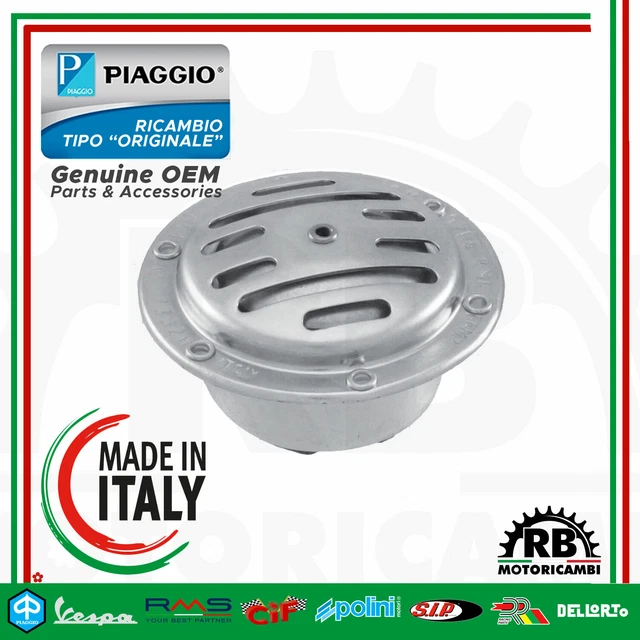 Clacson Cromato 6V AC Per Piaggio 50 Ciao, Bravo, Grillo, SI, SuperBravo, Boss - CI2206 - Foto 4
