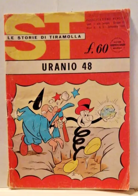 LE STORIE DI TIRAMOLLA N.9 anno IX settembre 1969 Ed. Alpe