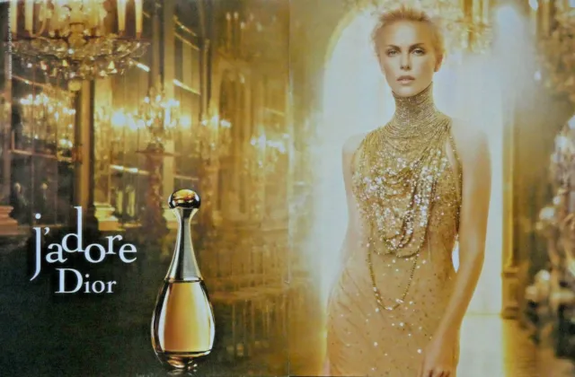 2011 Dior I Adore Perfume Press Advertisement - Charlize Theron