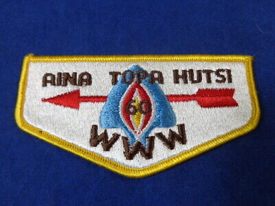 Aina Topa Hutsi Lodge 60 S1 Flap Order of the Arrow Scout BSA OA