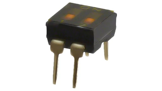 DIP-SWITCH NUMBER OF sections 2 ON-OFF 0.025A/24VDC A6T-2102 /T2UK £8. ...