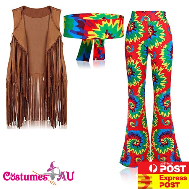 Disco Themed Outfits Women CL408 60s Hippie Go-Go Dance Dress Costume -  1970s Disco Retro Party Outfit For Women 1970s Retro Party Dress