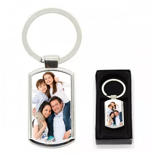 Personalised Photo Keyring - Metal - Your Own Image Printed - Mother's Day Gift 2