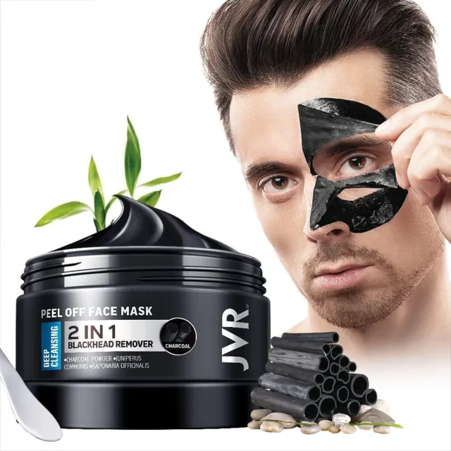 Blackhead Removal Mask - Charcoal Peel Off for Men, 120g