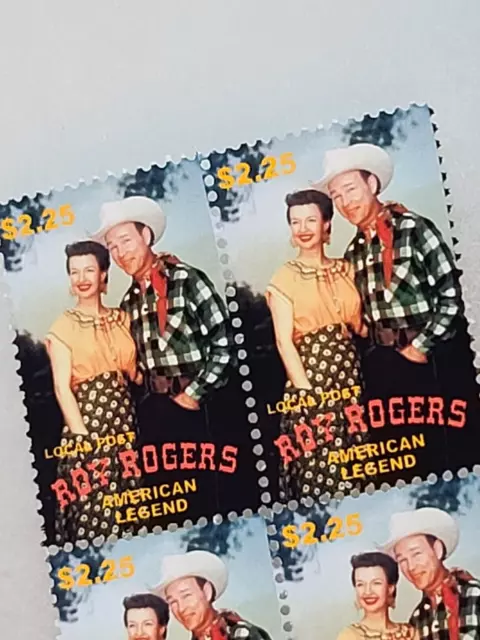 ROY ROGERS AMERICAN Legend Stamps Vintage Local Post Western Cowboy ...