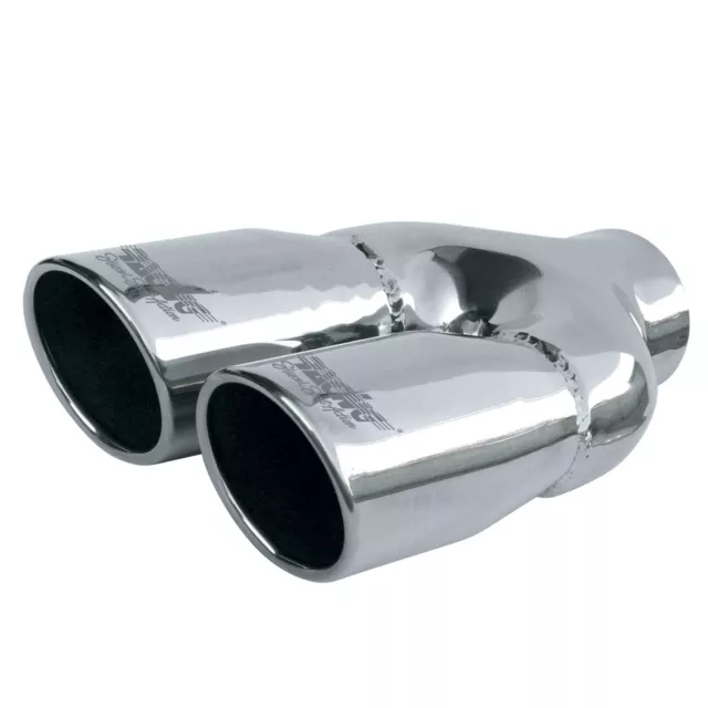 Simoni Racing Stainless Steel Universal Exhaust / Tailpipe Tip TRX18 Twin