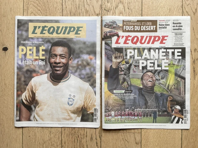 Journal L’Equipe N°24975 Du 30/12/2022 Mort Décès Pelé Il