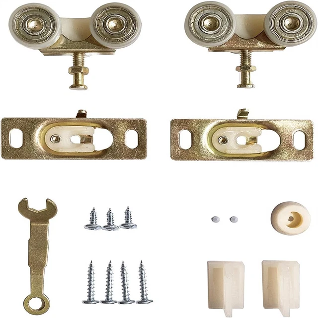 Door Hanger Rollers Slide Sliding Barn Door Hardware Track Rail Hanger Roller