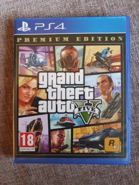GTA PS4 Grand Theft Auto 5 V PS5 Game Premium GTA Online Free Next Day UK  P&P 5026555416986