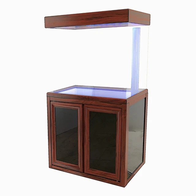 50 Gallon Fish Tank Premium Tempered Ultra Clear Glass Complete Aquarium Setup