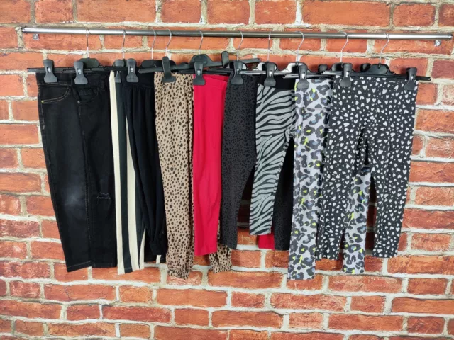 Girls Bundle Age 4-5 Years Next Zara Etc Leggings Jeans Pull On Joggers 110Cm