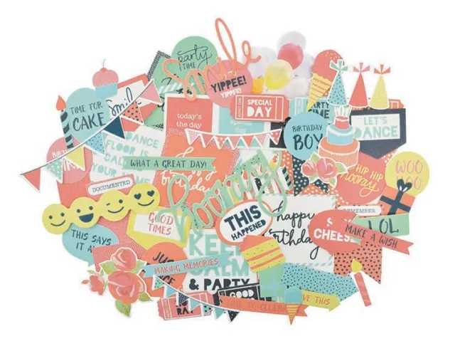 Kaisercraft Collectables Die Cuts - Cardstock - Birthday  - Party Time