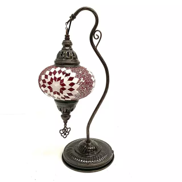 Lámpara turca de mesa curva - Nº3 Ahmar