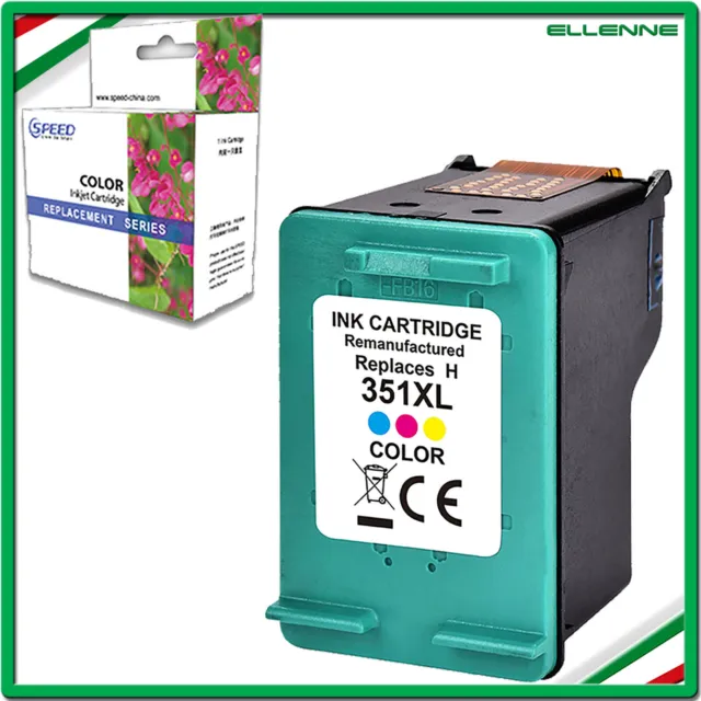 ✅ Cartuccia Compatibile Con Hp 351 Xl Colore Deskjet D4260 Officejet Photosmart✅